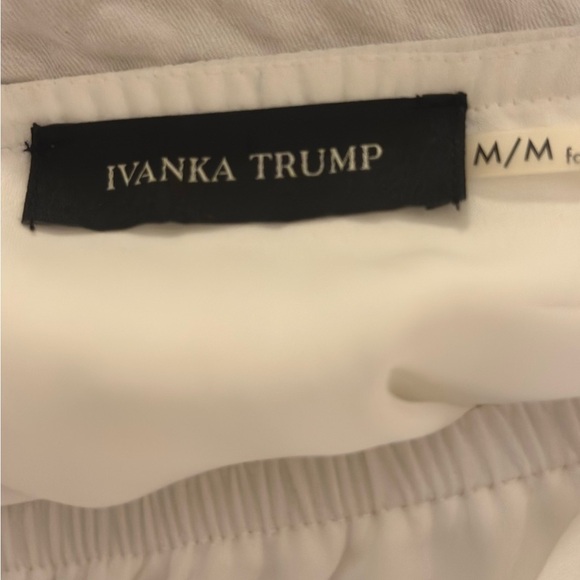 Ivanka Trump Cream Ruffled Off-Shoulder Blouse - Picture 6 of 9